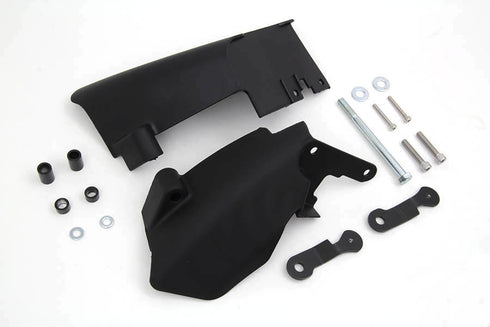 V-Twin FXD Mid Frame Air Deflector Set Black - 42-0147