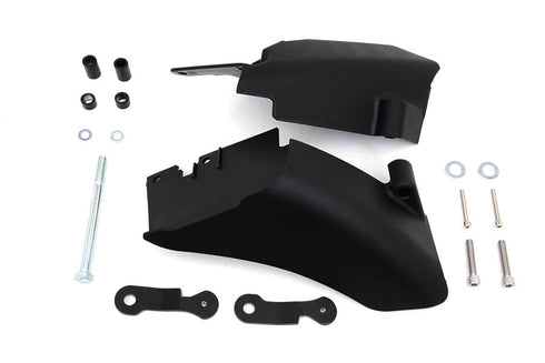 V-Twin FXD Mid Frame Air Deflector Set Black - 42-0147