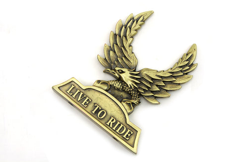 V-Twin Sissy Bar Insert inchLive To Ride inch - 42-0156