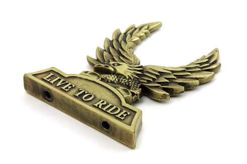 V-Twin Sissy Bar Insert inchLive To Ride inch - 42-0156