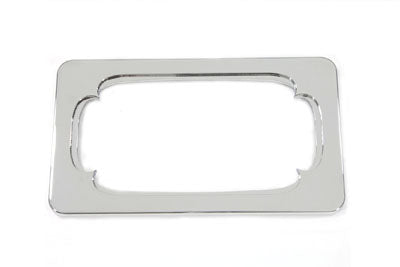 V-Twin License Plate Frame Thorn Style Chrome Billet - 42-0164