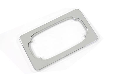 V-Twin License Plate Frame Thorn Style Chrome Billet - 42-0164