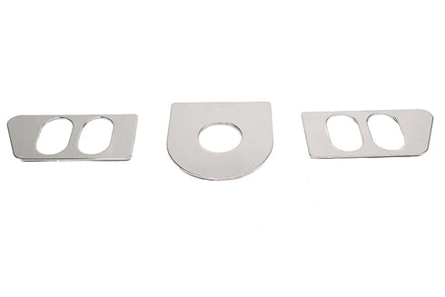 V-Twin Ignition Switch Cover Set Chrome - 42-0166