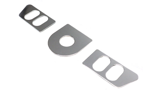 V-Twin Ignition Switch Cover Set Chrome - 42-0166