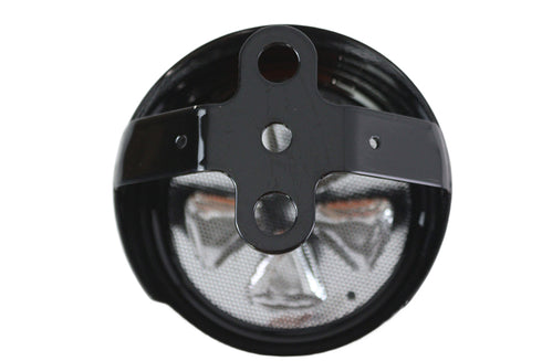 V-Twin 5 Spoke Round Horn Cover Black - 42-0172