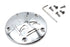V-Twin Red Baron Cross Ignition System Cover 5-Hole Chrome - 42-0178