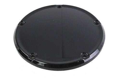 V-Twin Gloss Black 5 Hole Domed Derby Cover - 42-0186