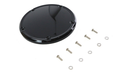 V-Twin Gloss Black 5 Hole Domed Derby Cover - 42-0186