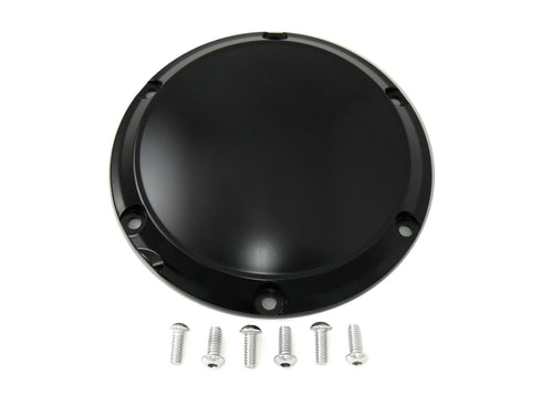 V-Twin Black 6-Hole Smooth Derby Cover - 42-0193