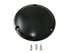 V-Twin Matte Black 3-Hole Smooth Derby Cover - 42-0195