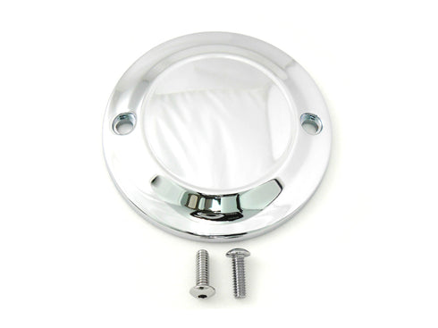 V-Twin Chrome 2-Hole Smooth Ignition System Cover - 42-0198
