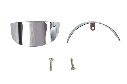 V-Twin Chrome Turn Signal Visor - 42-0199