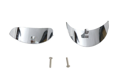 V-Twin Chrome Turn Signal Visor - 42-0199