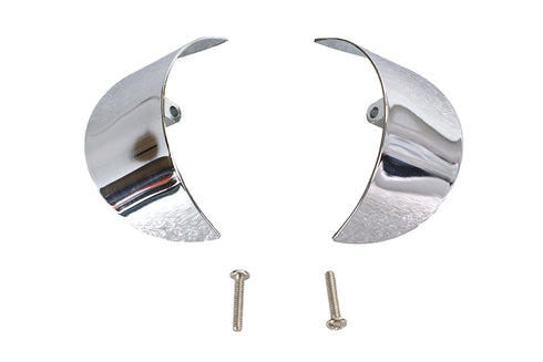 V-Twin Chrome Turn Signal Visor - 42-0199