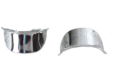 V-Twin Chrome Bar Bullet Visor - 42-0204