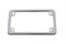 V-Twin License Plate Frame Chrome - 42-0210