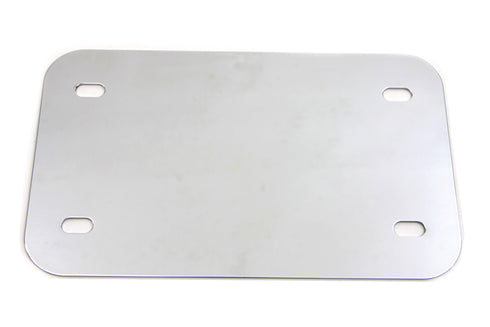 V-Twin License Plate Frame Backing Plate Smooth Style Chrome - 42-0221
