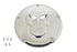 V-Twin Raised Skull Derby Cover Chrome - 42-0222