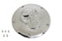 V-Twin Raised Skull Derby Cover Chrome - 42-0222