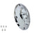 V-Twin Raised Skull Derby Cover Chrome - 42-0222