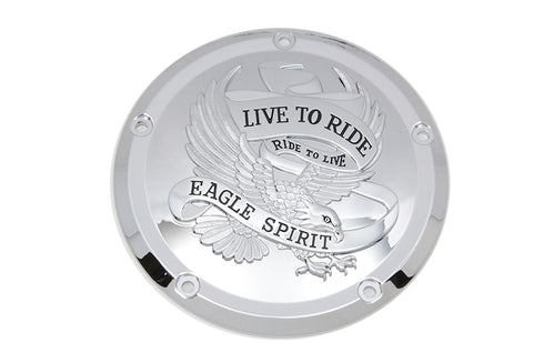 V-Twin Eagle Spirit Derby Cover Chrome - 42-0226
