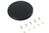 V-Twin M8 Flat Black 5-Hole Smooth Derby Cover - 42-0231