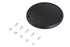 V-Twin M8 Flat Black 5-Hole Smooth Derby Cover - 42-0231