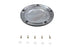 V-Twin M8 Flat Black 5-Hole Smooth Derby Cover - 42-0231