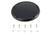 V-Twin M8 Wrinkle Black 5-Hole Smooth Derby Cover - 42-0232