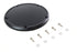 V-Twin M8 Wrinkle Black 5-Hole Smooth Derby Cover - 42-0232