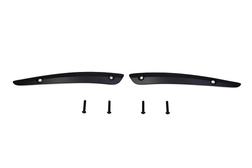 V-Twin Black Split Windshield Trim Set - 42-0235