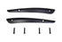 V-Twin Black Split Windshield Trim Set - 42-0235