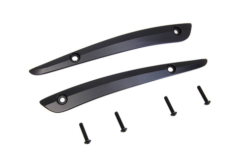 V-Twin Black Split Windshield Trim Set - 42-0235