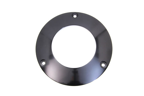 V-Twin Black 3-Hole C-Thru Derby Cover - 42-0239