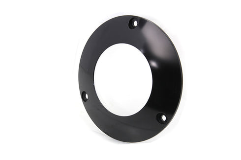 V-Twin Black 3-Hole C-Thru Derby Cover - 42-0239
