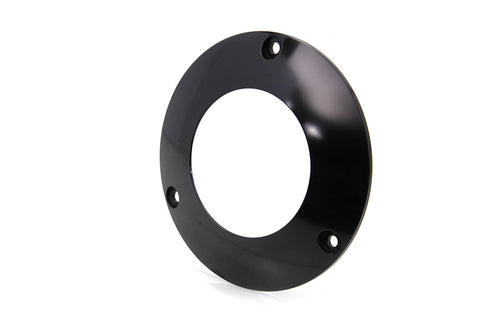 V-Twin Black 3-Hole C-Thru Derby Cover - 42-0239