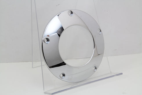 V-Twin Chrome 5-Hole C-Thru Derby Cover - 42-0240