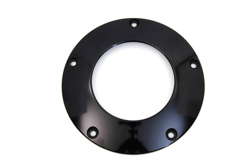 V-Twin Black 5-Hole C-Thru Derby Cover - 42-0241