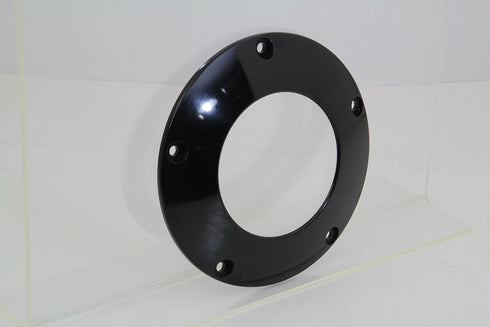 V-Twin Black 5-Hole C-Thru Derby Cover - 42-0241