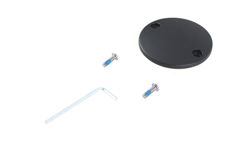 V-Twin M8 Ignition System Cover Smooth Flat Black - 42-0244