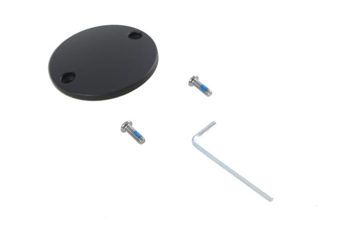 V-Twin M8 Ignition System Cover Smooth Flat Black - 42-0244