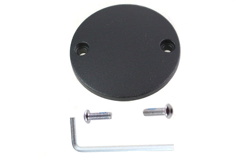 V-Twin M8 Ignition System Cover Smooth Wrinkle Black - 42-0246