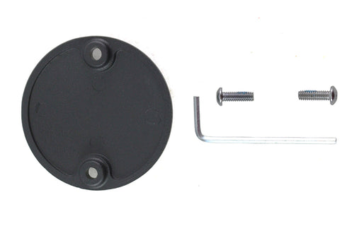 V-Twin M8 Ignition System Cover Smooth Wrinkle Black - 42-0246