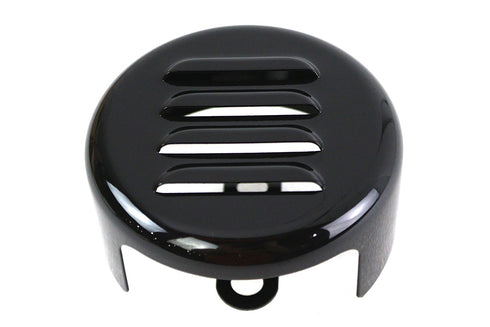 V-Twin Black Louvered Horn Cover - 42-0248