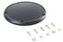 V-Twin Matte Black 5 Hole Domed Derby Cover - 42-0249