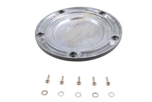 V-Twin Matte Black 5 Hole Domed Derby Cover - 42-0249
