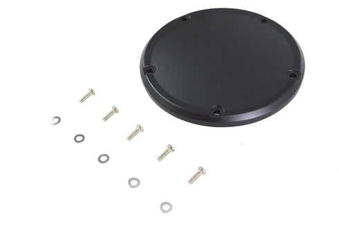 V-Twin Wrinkle Black 5 Hole Domed Derby Cover - 42-0254