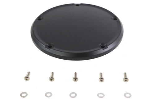 V-Twin Wrinkle Black 5 Hole Domed Derby Cover - 42-0254