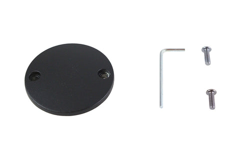 V-Twin M8 Ignition System Cover Domed Wrinkle Black - 42-0259