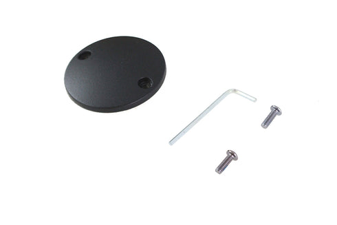 V-Twin M8 Ignition System Cover Domed Wrinkle Black - 42-0259